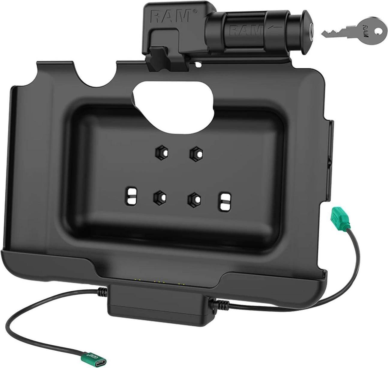 RAM Mounts Key-Locking Power + Data Dock Active Pro (RAM-HOL-SAM57CPKL-1AU)