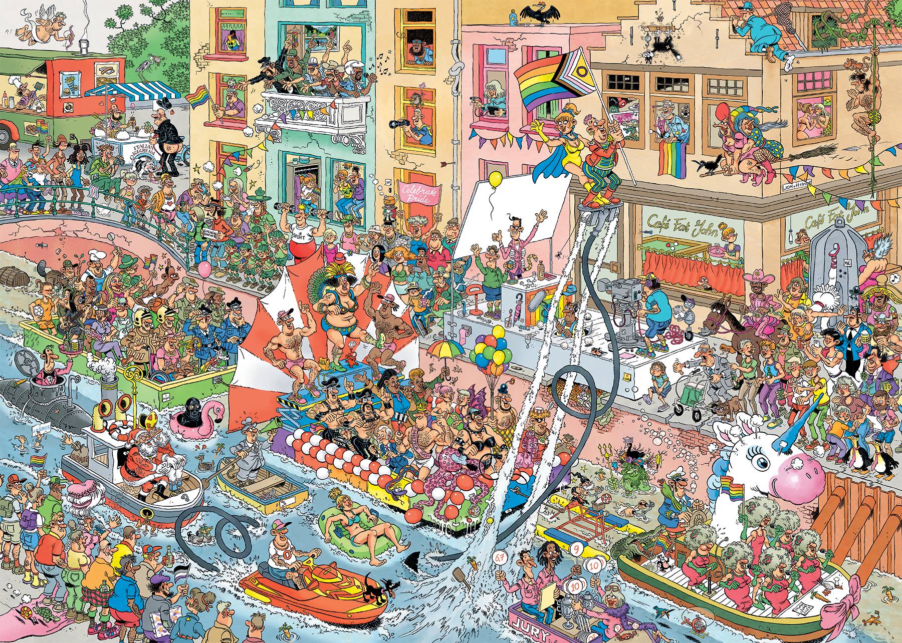 Jan van Haasteren, Celebrate Pride, 1000 Teile Puzzle
