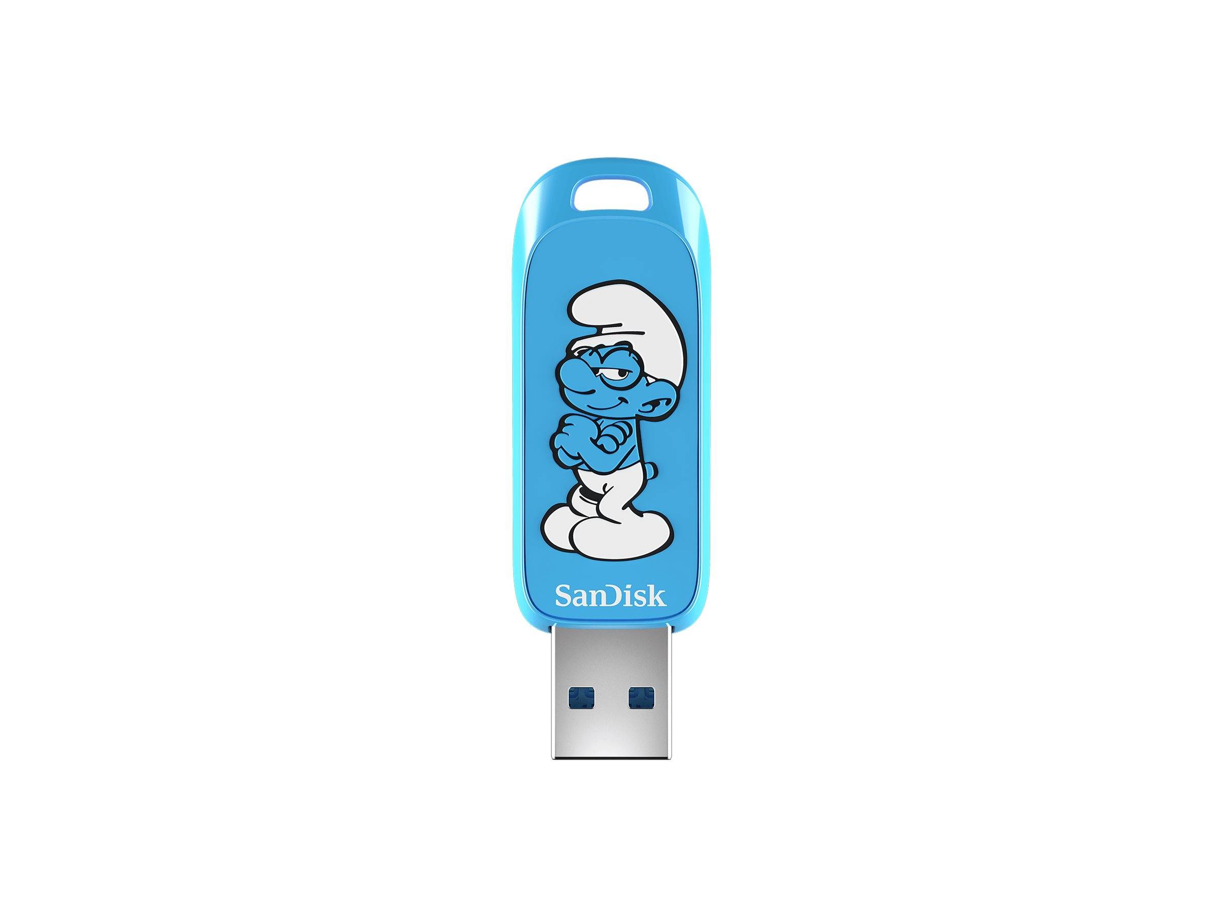 SanDisk Smurfs - Brainy Smurf Edition USB-Flash-Laufwerk64 GB - USB 3.2 Gen 1