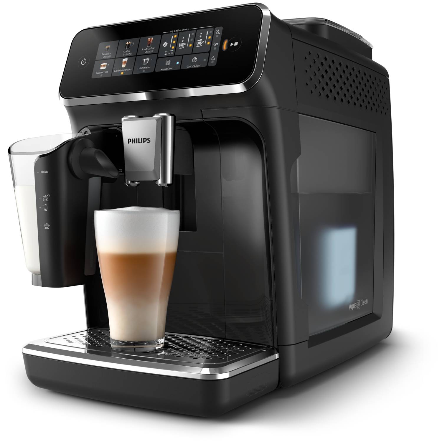 Philips Series 3300 EP3341 Automatisk kaffemaskine Blank sort - Kaffee-Vollautomat - 15 Bar