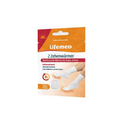 Lifemed Zehenwärmer, 70 x 95 mm, weiß
