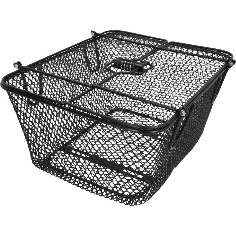 FISCHER Fahrrad-Gepäckträgerkorb PLUS Safe, schwarz