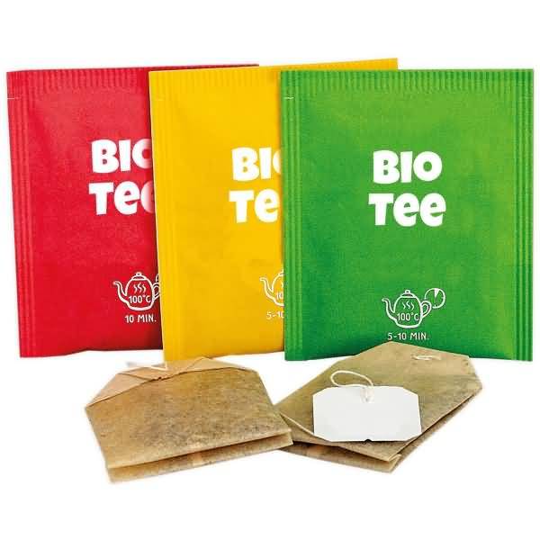 Adventskalender 'Bio-Tee-Adventskalender' bestückt