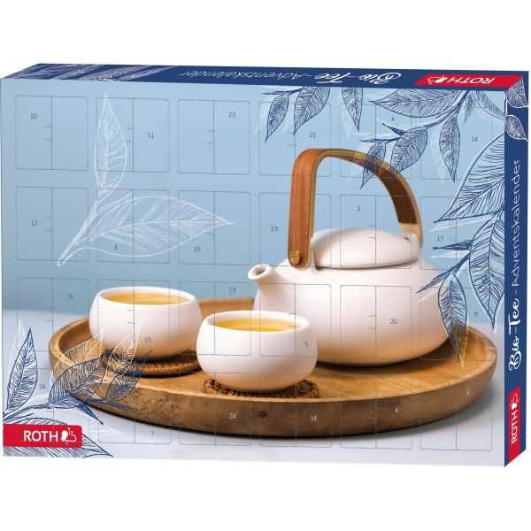 Adventskalender 'Bio-Tee-Adventskalender' bestückt