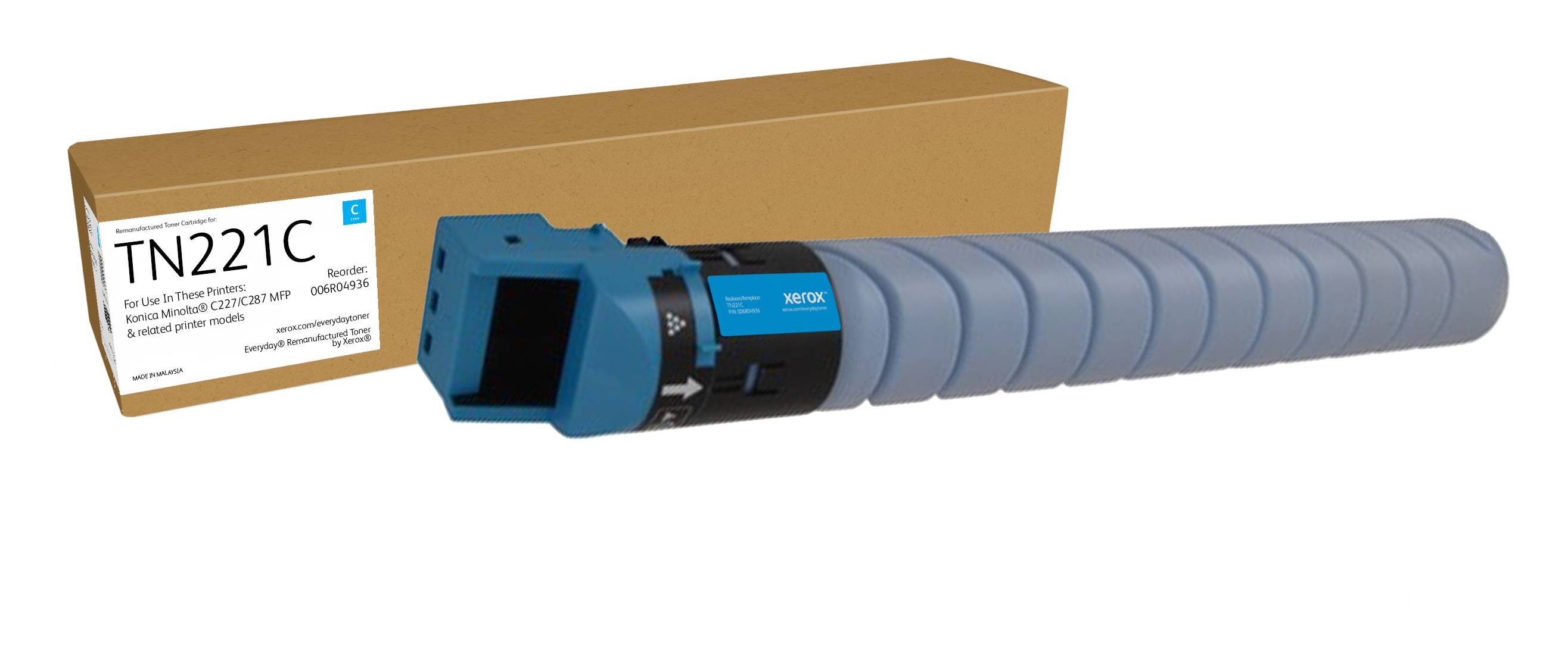 Xerox Toner Everyday Remanufactured Konica TN221C Cyan