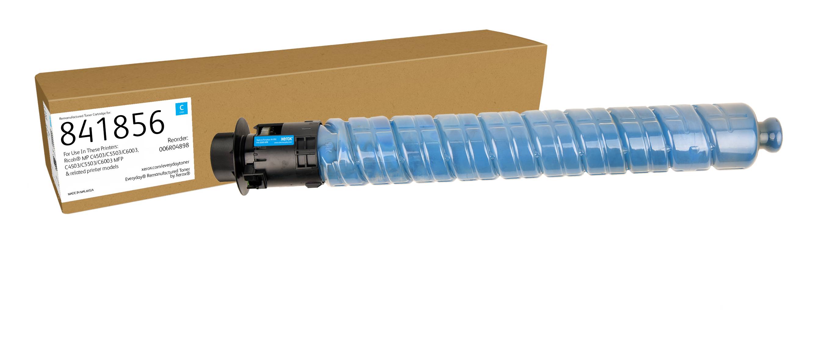 Xerox Toner Everyday Remanufactured Ricoh 841856 Cyan