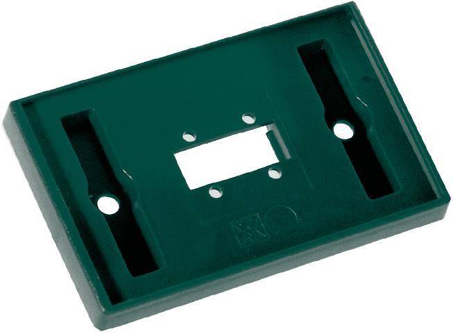 Walraven Schilderhalter IKS-2000 grün 89,3x58x35 PP/PA -15 bis +80C f.Lochband