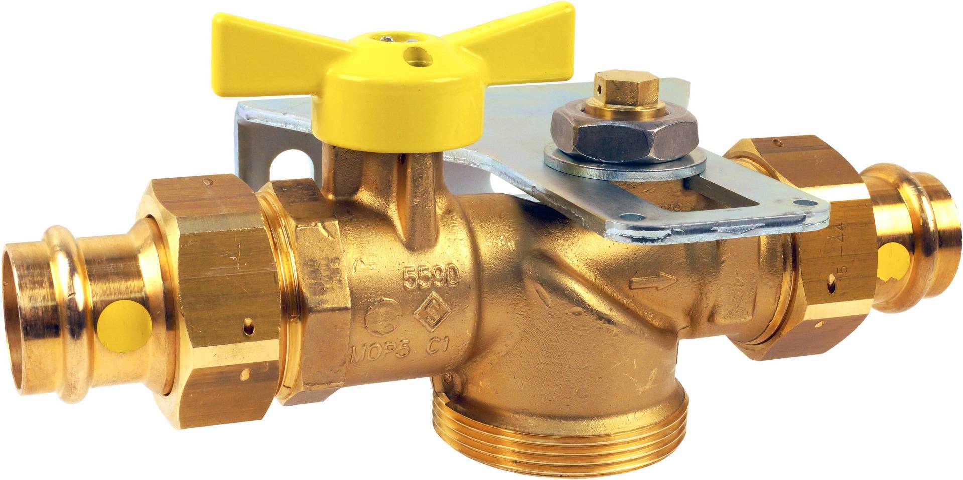 Seppelfricke Montageset 1", für Einrohrzähler SEPP-Easy-G 22mm press