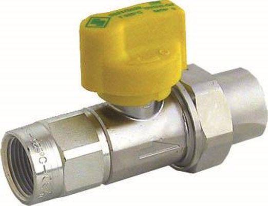 Seppelfricke appareils à gaz KH Ms chromé, forme traversante, avec TAE, DN 20, 3/4" Seppelfricke