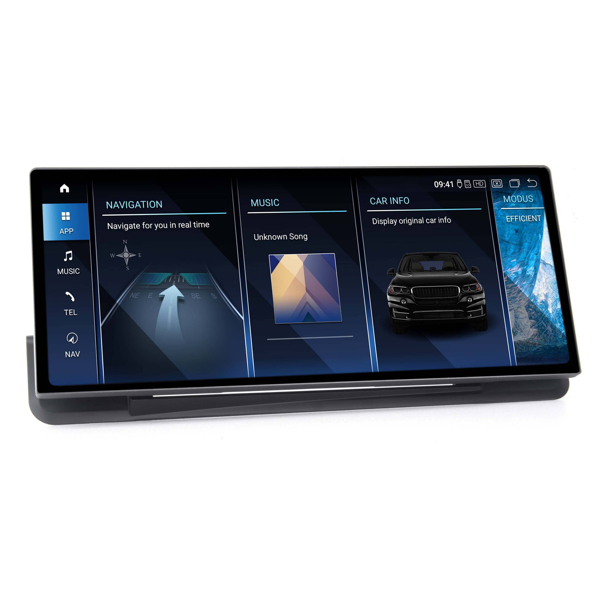 Für BMW 3er E90 E91 E92 E93 + I-Drive 12,3" Touchscreen Android GPS Navi CarPlay