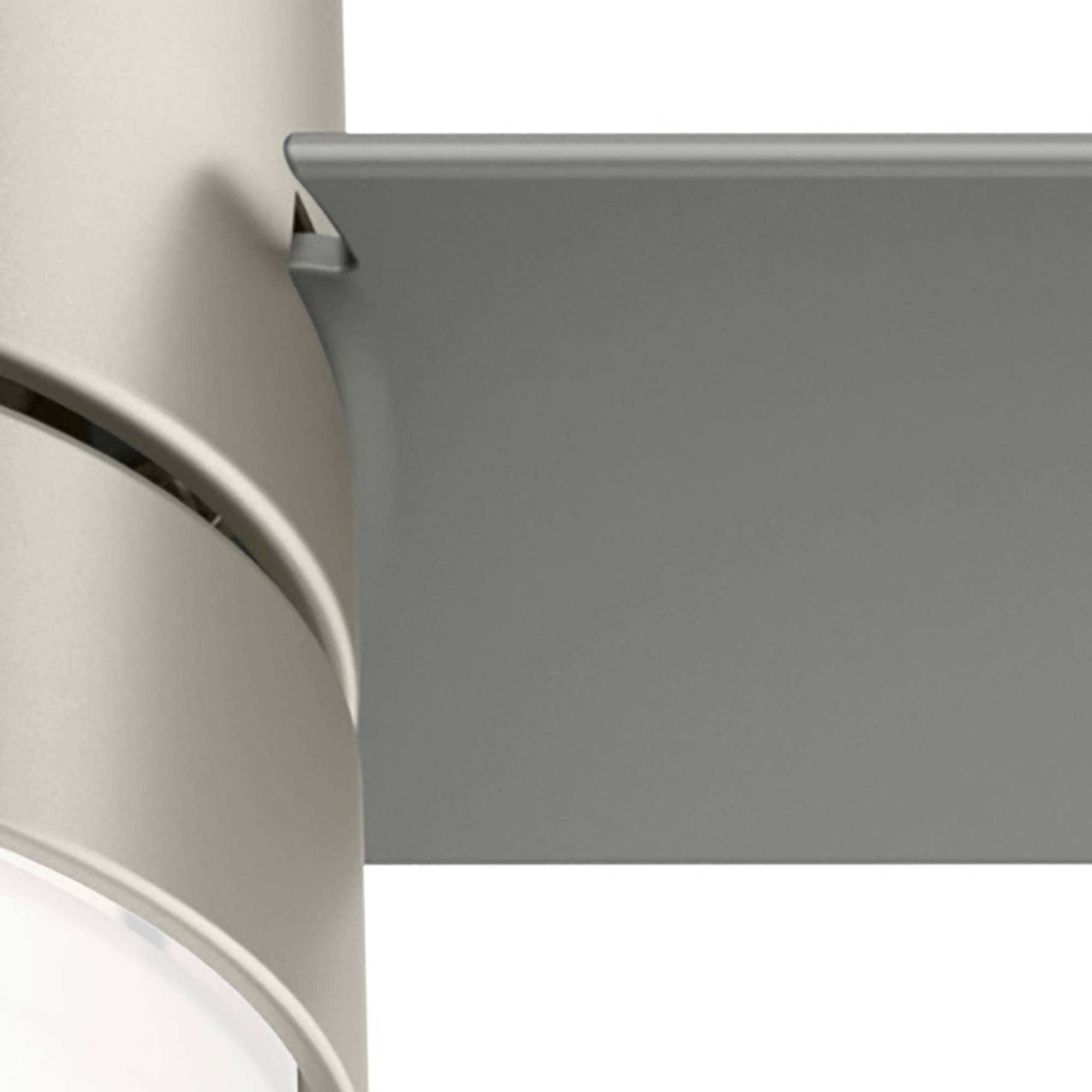 Deckenventilator Gilmour Nickel mit Licht