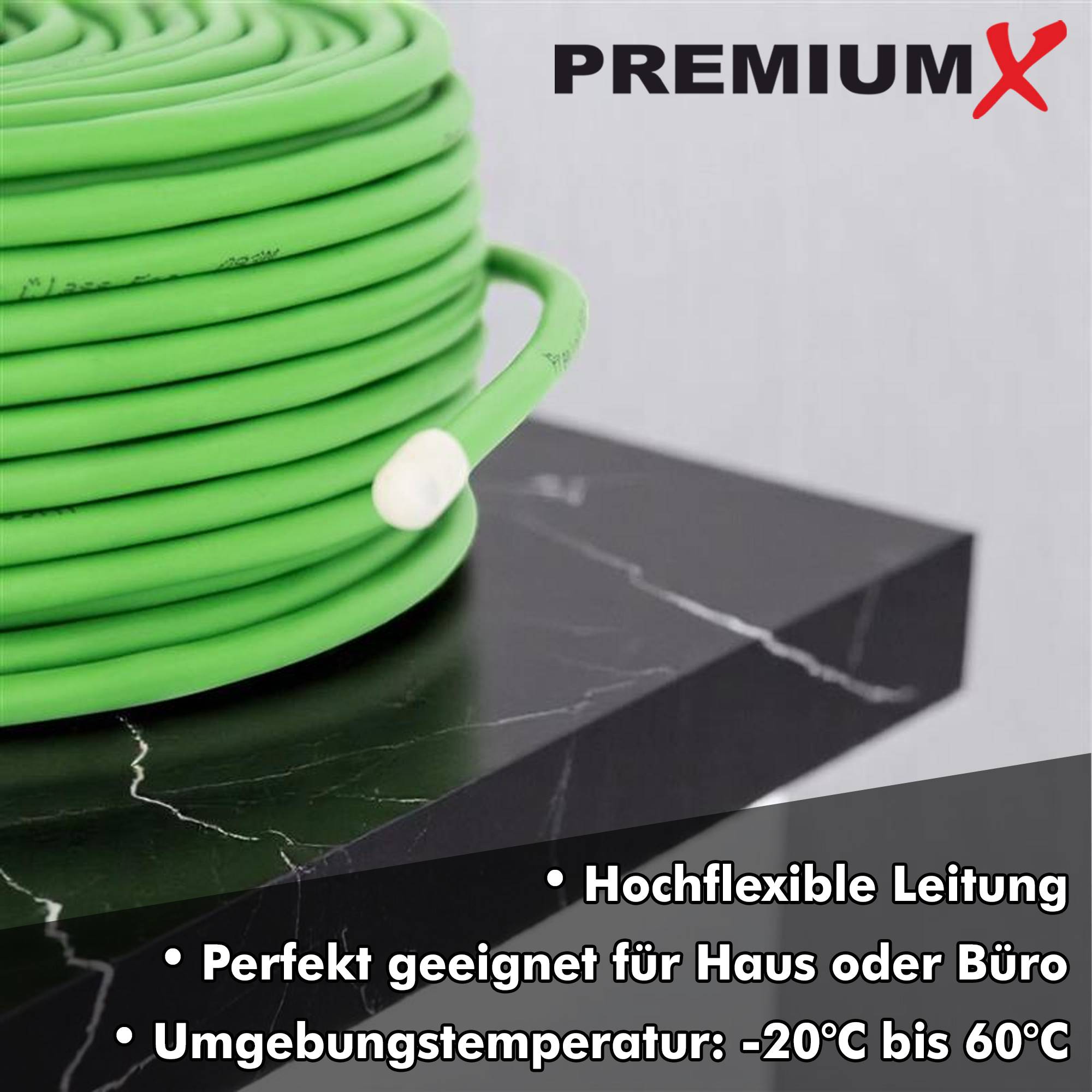 PremiumX 50m EIB KNX Busleitung J-Y(ST)Yh 2x2x0,8 Eca BUS-Kabel Installationsbusleitung Telekommunikationskabel Fernmeldekabel Datenkabel