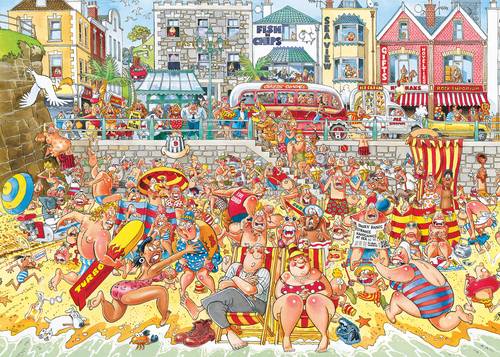 Wasgij Original Retro 8, Flut, 1000 Teile Puzzle