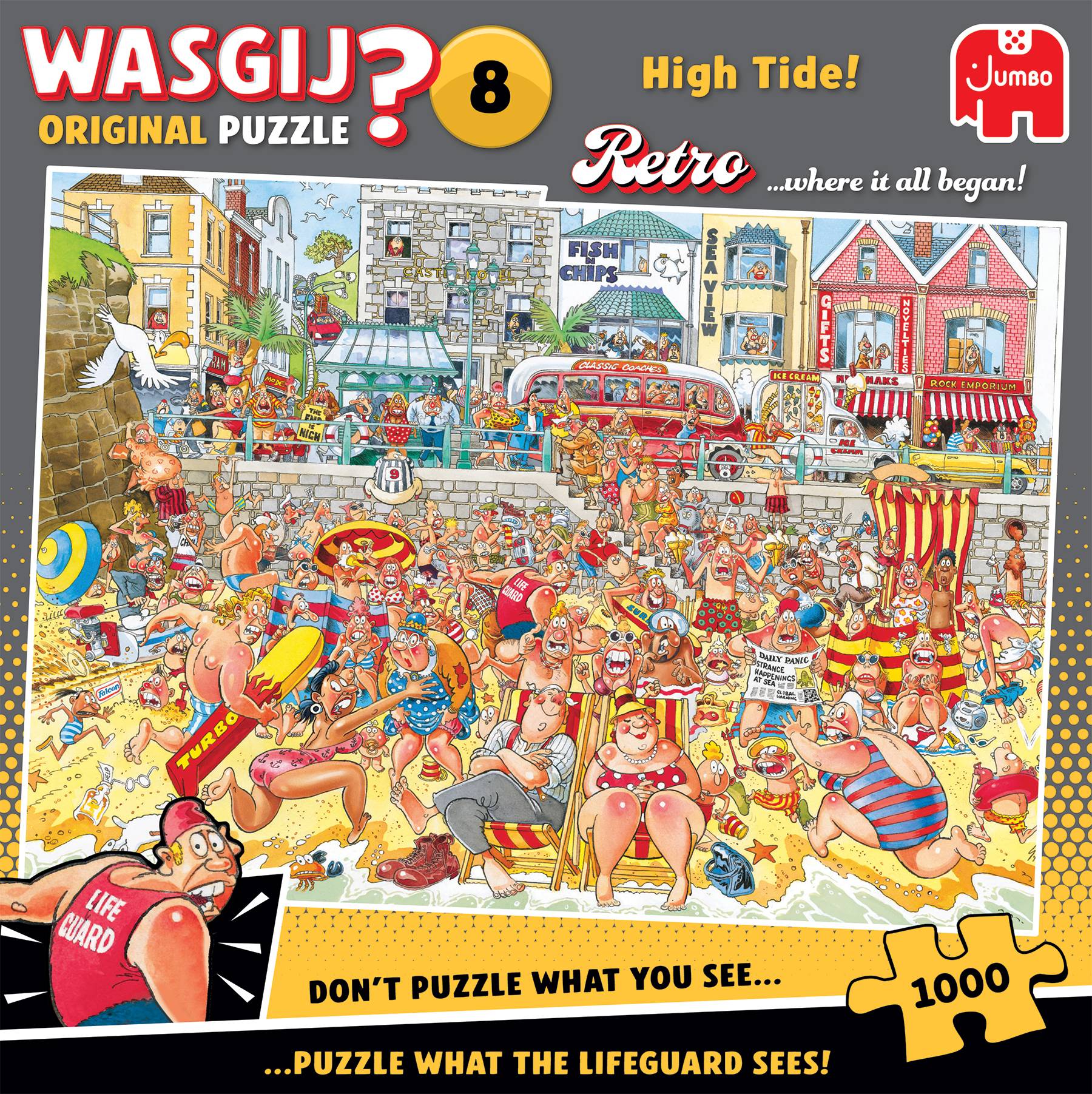 Wasgij Original Retro 8, Flut, 1000 Teile Puzzle
