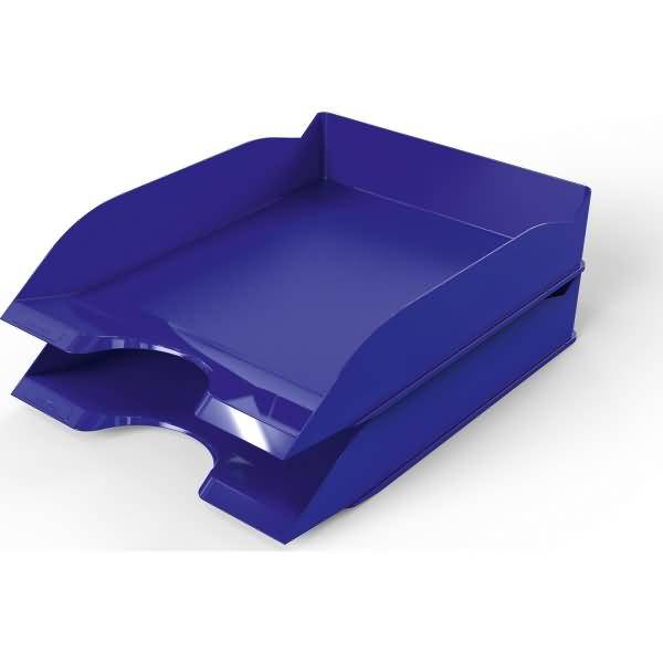 Briefablageschale BASIC A4 stapelbar blau