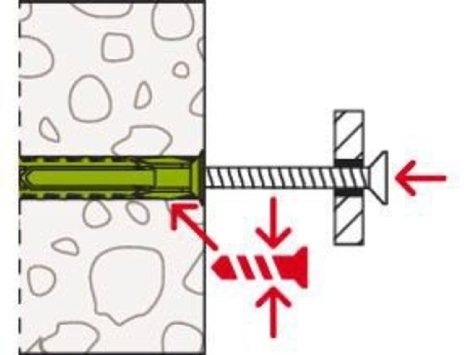 Fischer Deutschl. Dübel SX Plus SXPl.12x60K(VE6)