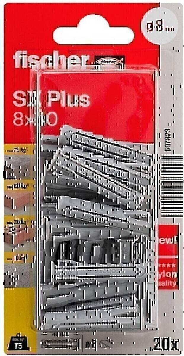 Fischer Deutschl. Dübel SX Plus SXPl.8x40K(VE20)