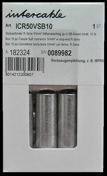 Intercable Tools Stoßverbinder in SB-Box ICR50V SB10 (VE10)