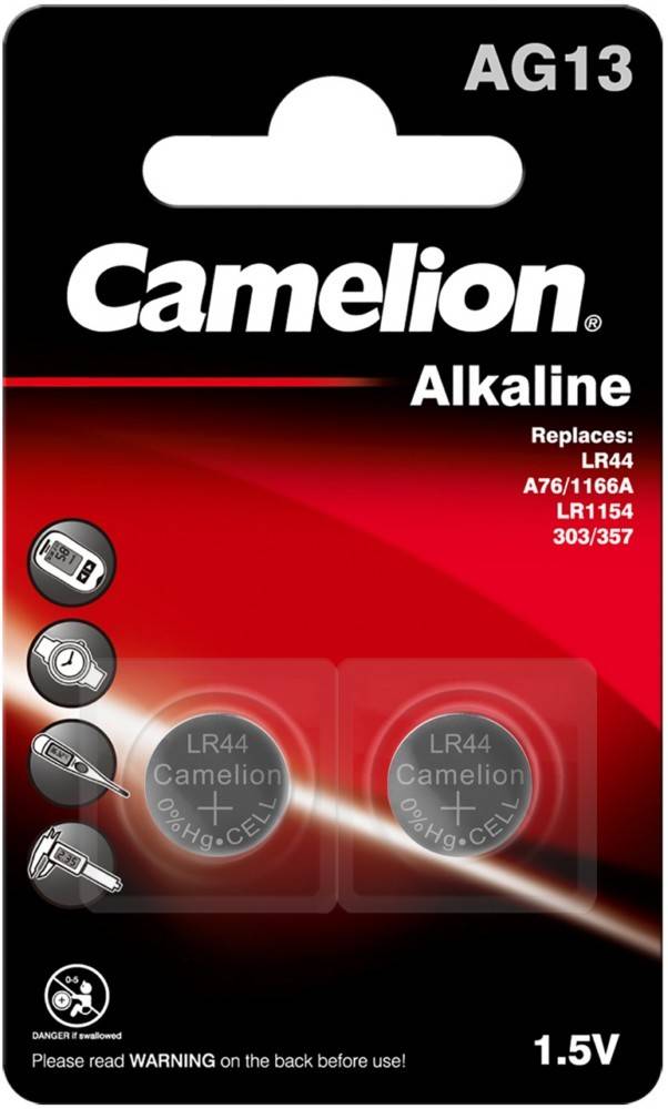 Hückmann Knopfzelle 1,5V AG13 AG 13/LR44/357(VE 2)