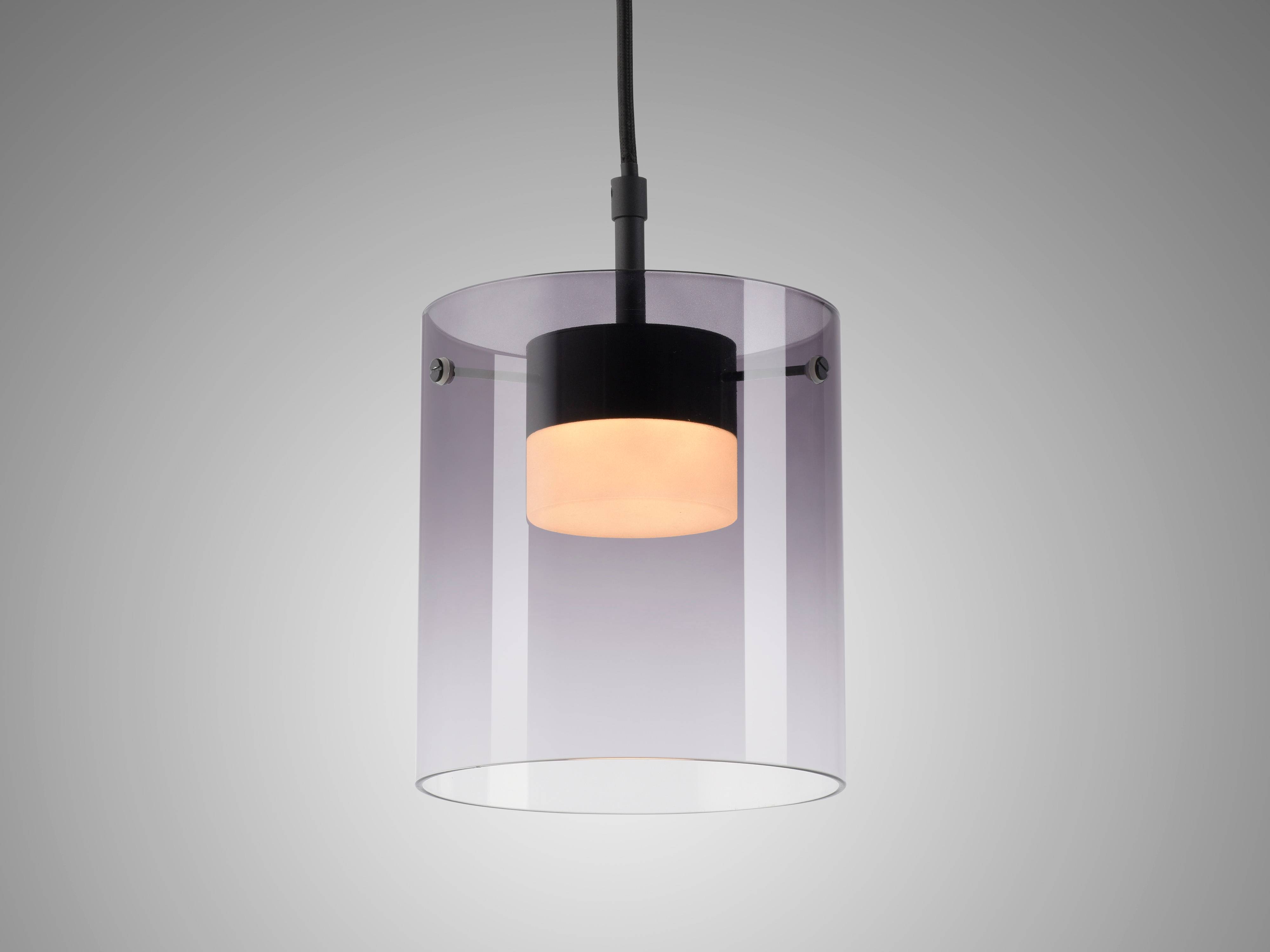 JUST LIGHT LED-Pendelleuchte 14042-18, 7,5W, 800lm, 3000K, schwarz