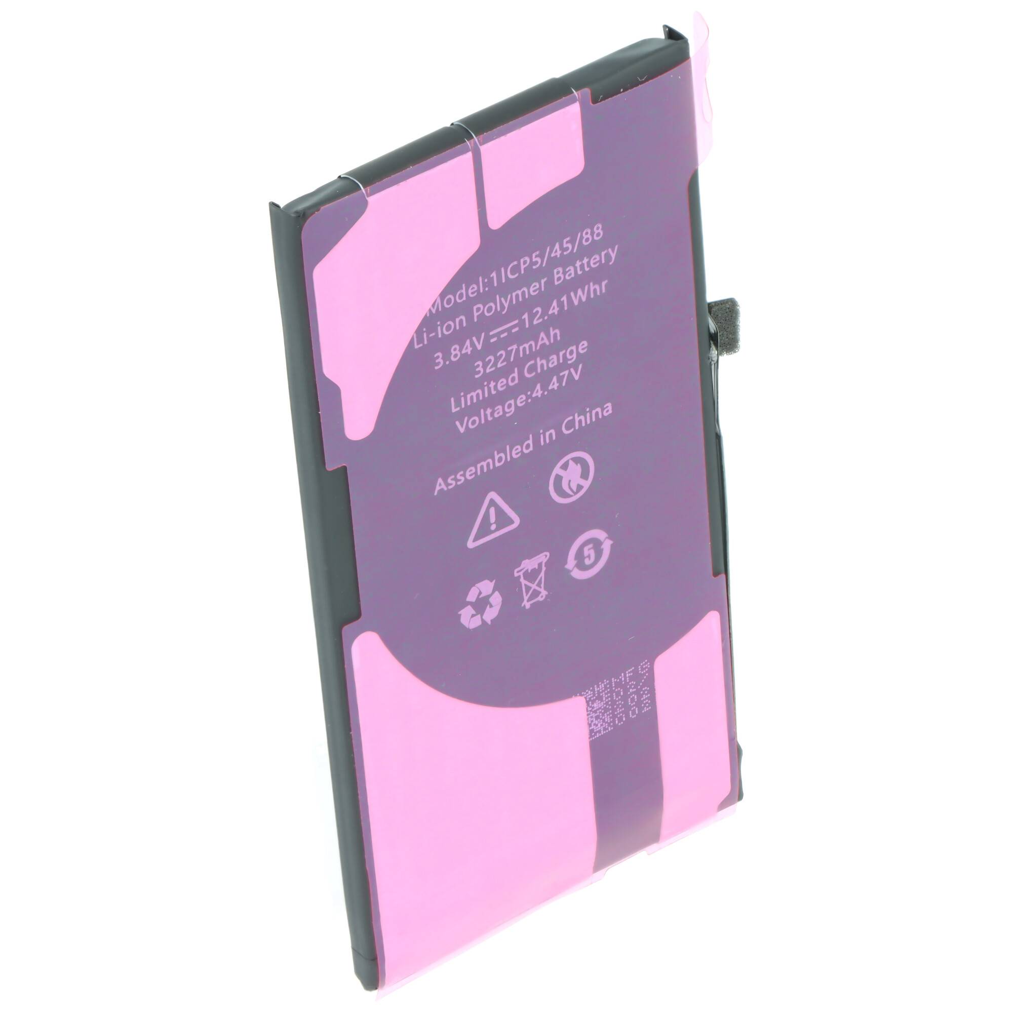 Akku passend für Apple iPhone 13, Li-Polymer, 3,84V, 3227mAh, 12,4Wh, built-in, ohne Werkzeug