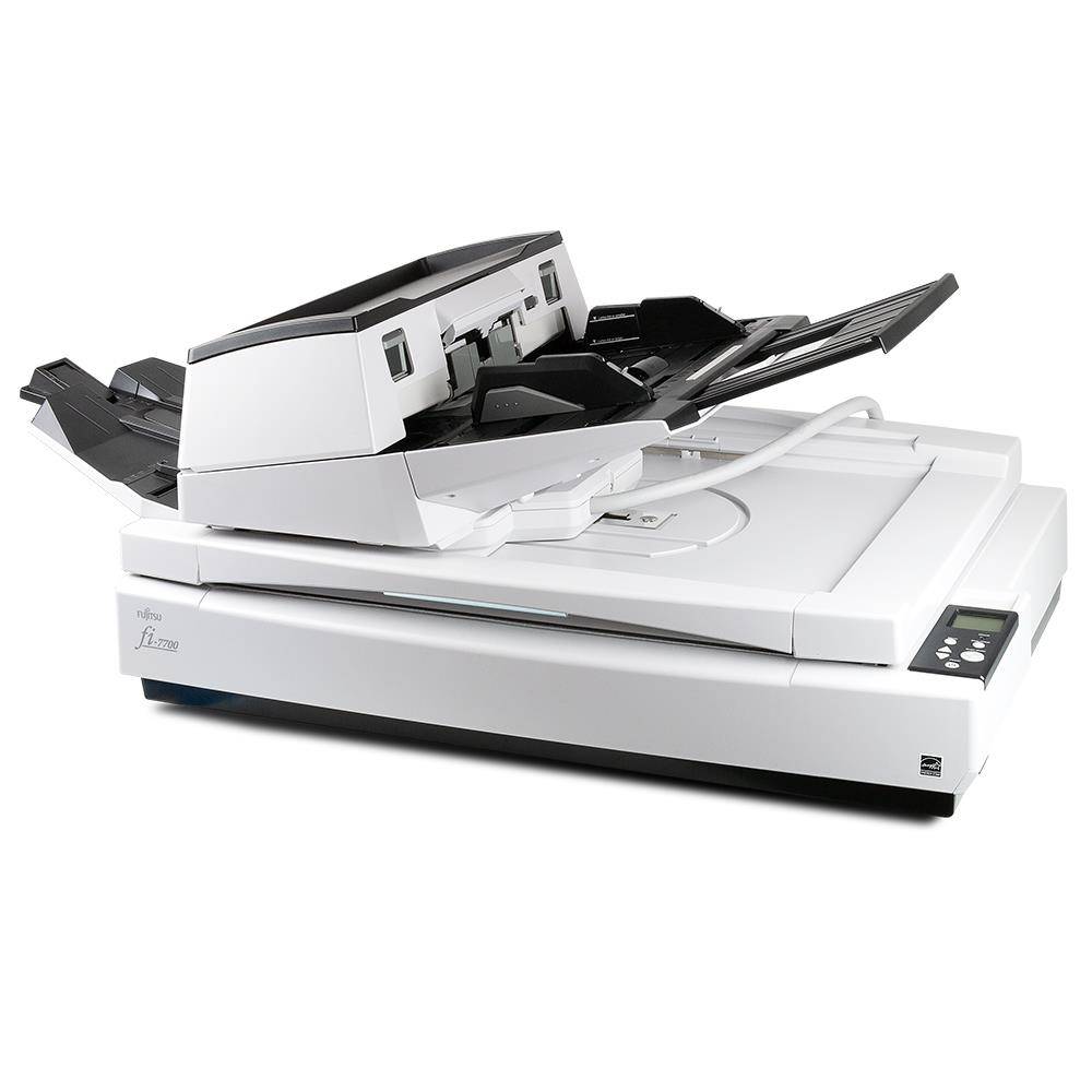 Fujitsu fi-7700 (Refurbished) Dokumentenscanner (80 S/min. farbe, 600 dpi, ADF, USB 3.1, bis DIN A3, Duplex)