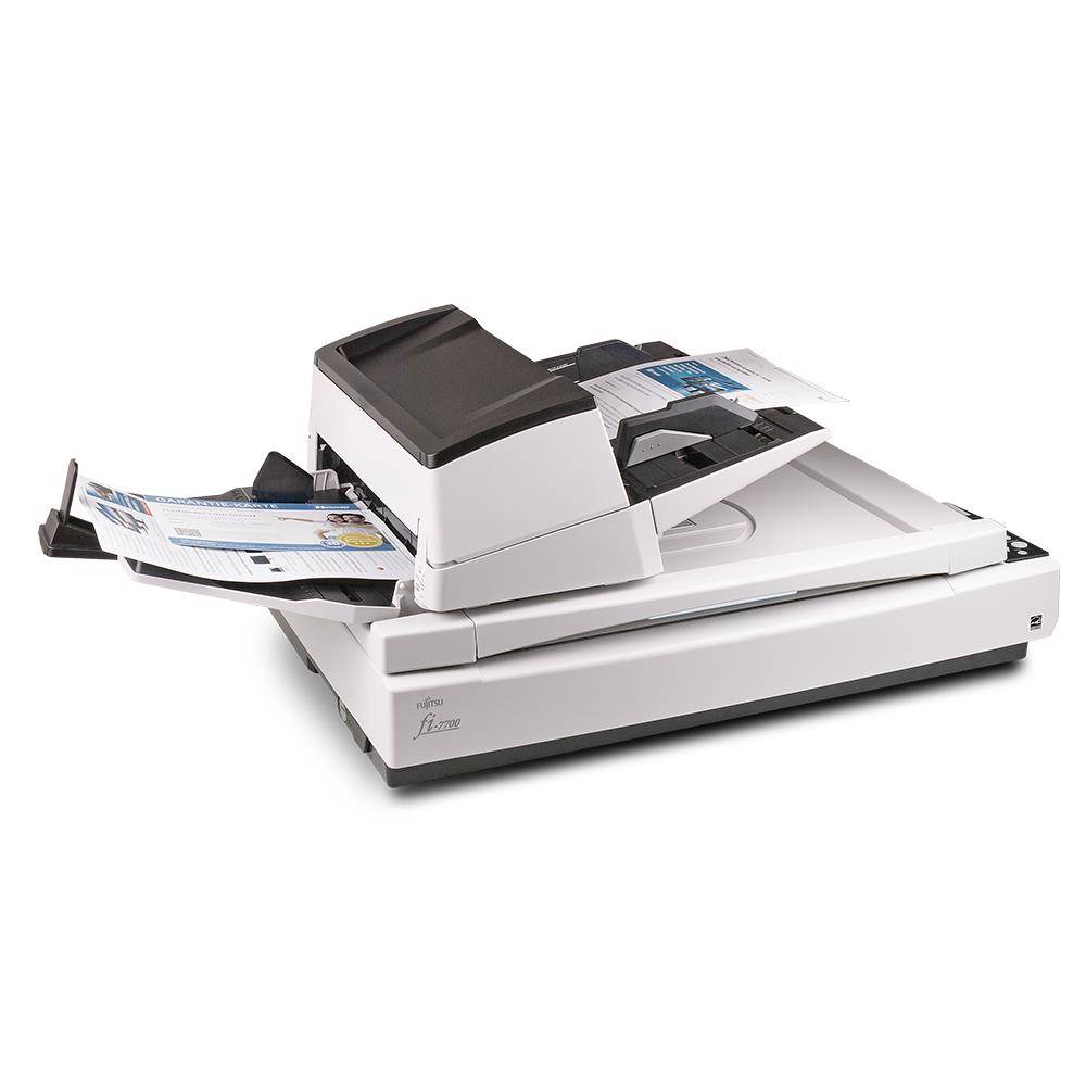 Fujitsu fi-7700 (Refurbished) Dokumentenscanner (80 S/min. farbe, 600 dpi, ADF, USB 3.1, bis DIN A3, Duplex)