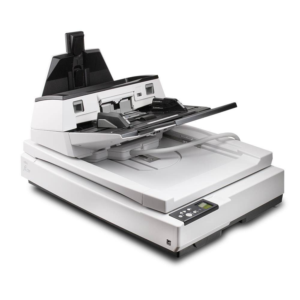 Fujitsu fi-7700 (Refurbished) Dokumentenscanner (80 S/min. farbe, 600 dpi, ADF, USB 3.1, bis DIN A3, Duplex)