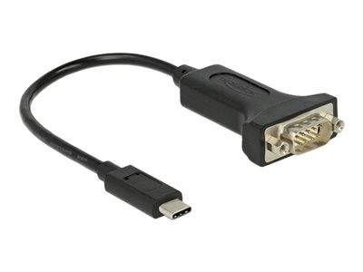 DELOCK Adapter USB Type-C > 1 x Seriell DB9 RS-232 Multimedia-Technik