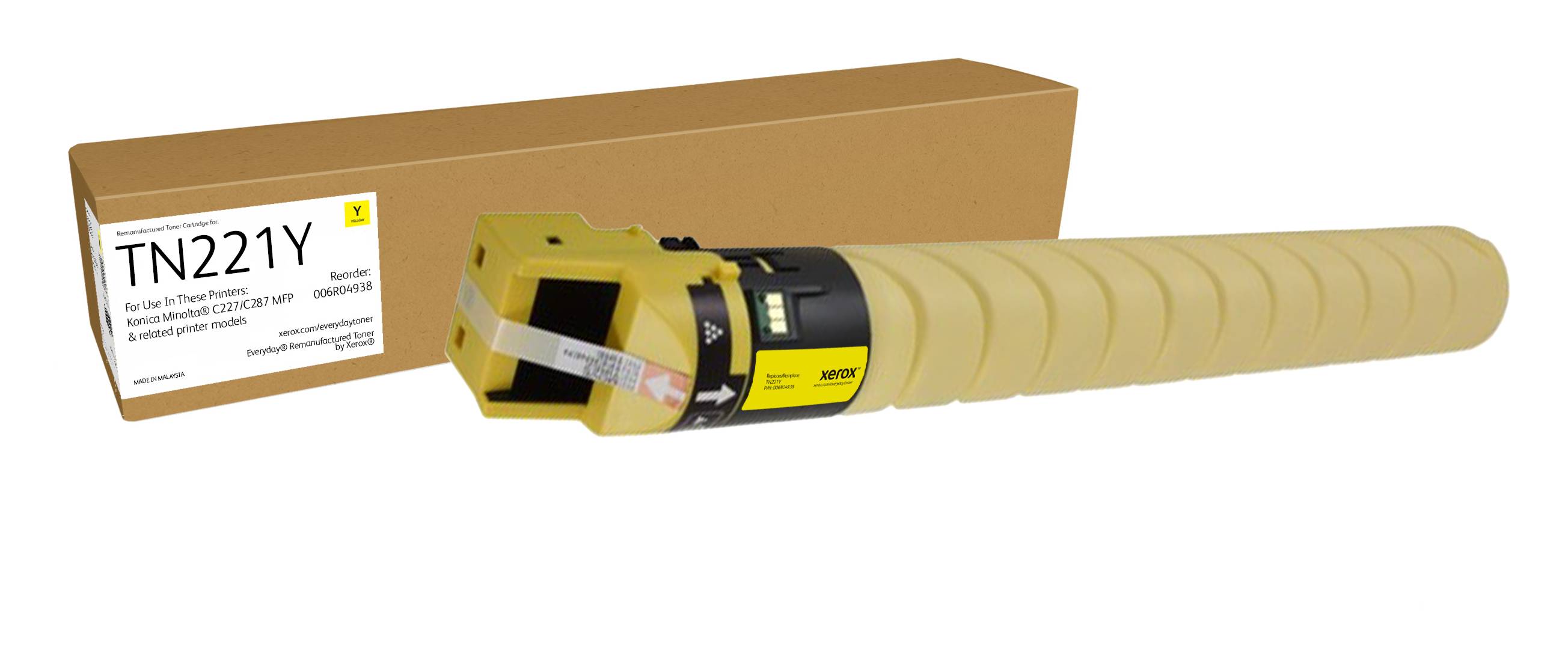 Xerox Toner Everyday Remanufactured Konica TN221Y Yellow