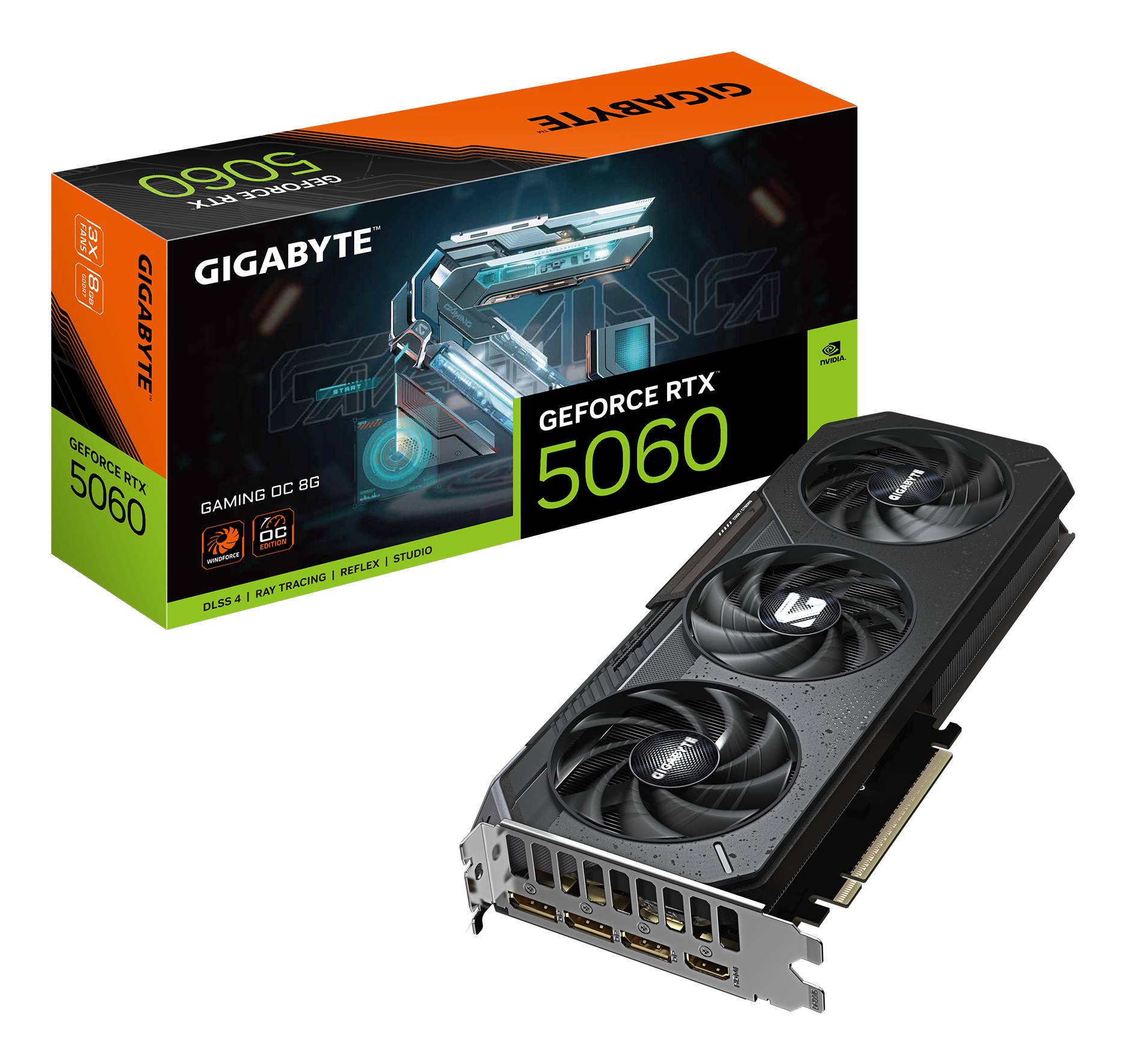 Gigabyte RTX5060 Gaming OC 8GB GDDR7 HDMI 3xDP