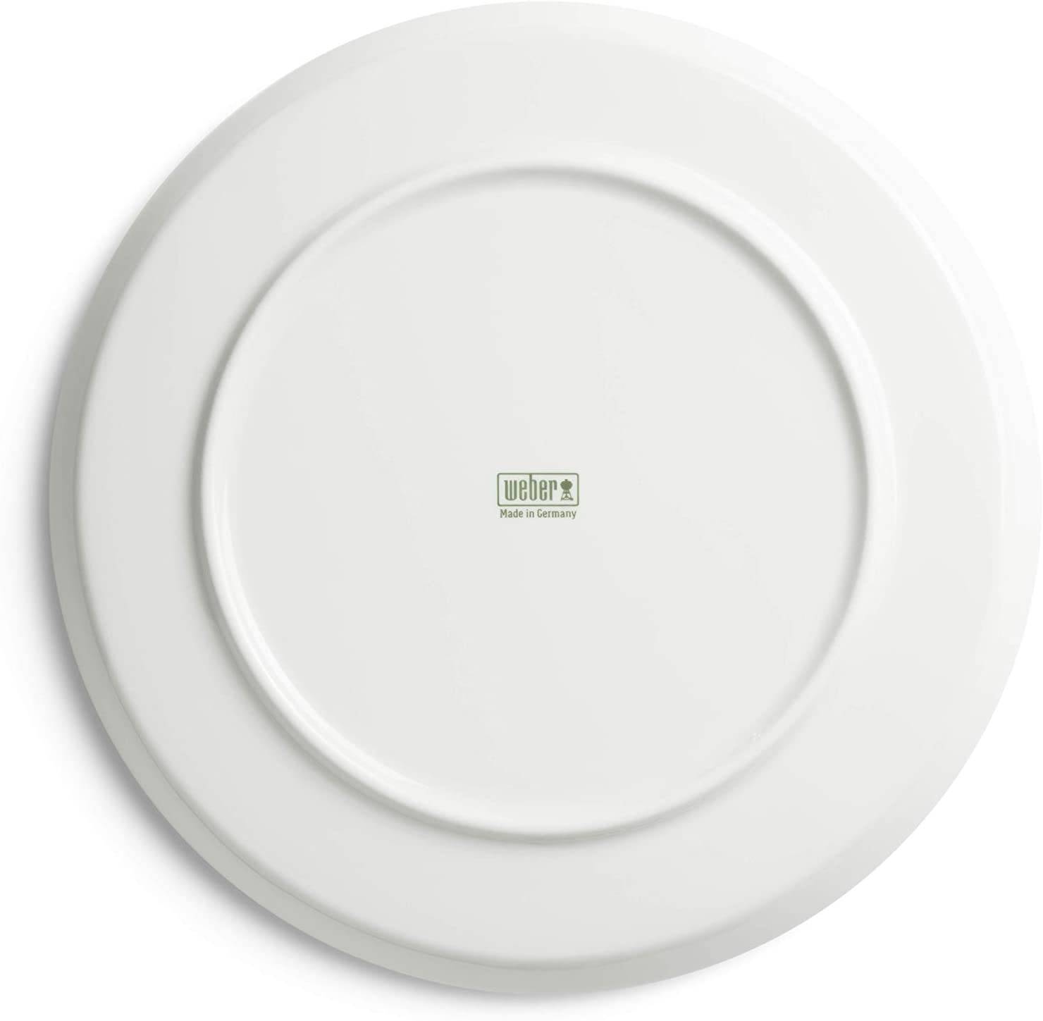 Weber Porzellan-Teller, 2 Stk.