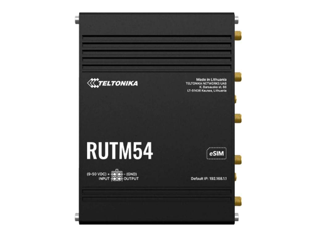 TELTONIKA NETWORKS RUTM54 DUAL SIM und eSIM 5G/4G/LTE ultra Router TELIT Version