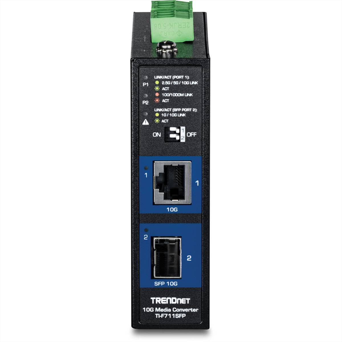 TRENDnet TI-F711SFP Industrial Medienkonverter 10G SFP+