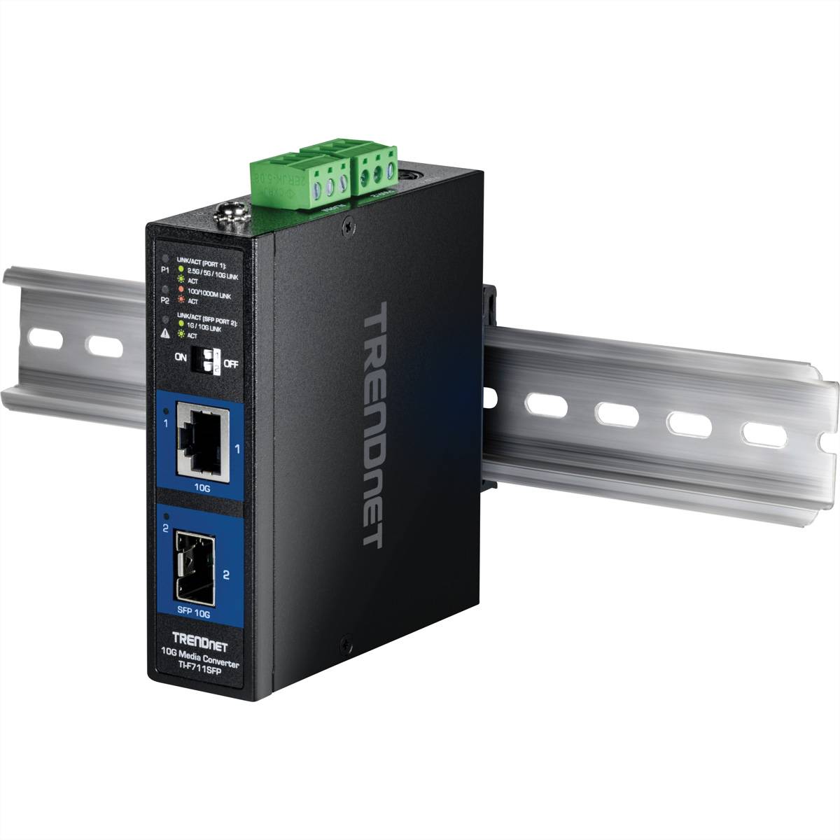 TRENDnet TI-F711SFP Industrial Medienkonverter 10G SFP+