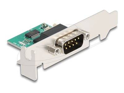 DELOCK USB auf RS-232 Konverter Pfostenst.low profile Blende Multimedia-Technik