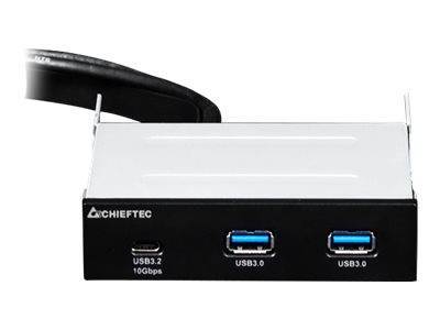 Chieftec Geh Zub MUB-3003C Anschlüsse am vorderen Bedienfeld Multimedia-Technik HUBs