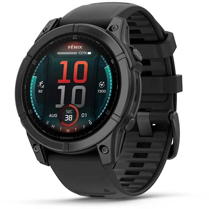 Garmin fenix E (47mm) schwarz/schiefergrau Tablets & Smartphones Smartwatch