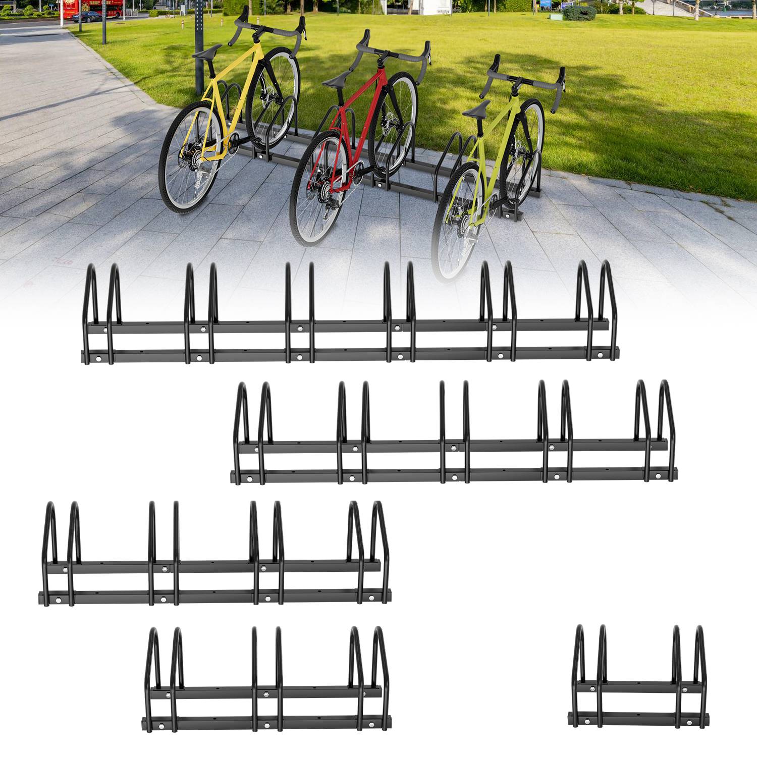 Fahrradständer für 3 Räder Ständer Schwarz Rad Radständer Aufstellständer Fahrradparksystem in verschiedenen Größen