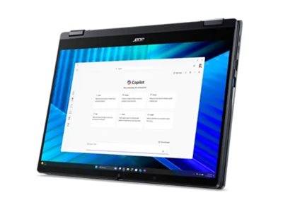 acer TravelMate P4 Spin TMP414RN-55-TCO-74HK Convertible Laptop 35,6 cm (14,0 Zoll), 16 GB RAM, 512 GB SSD, Intel® Core™ Ultra 7 225U