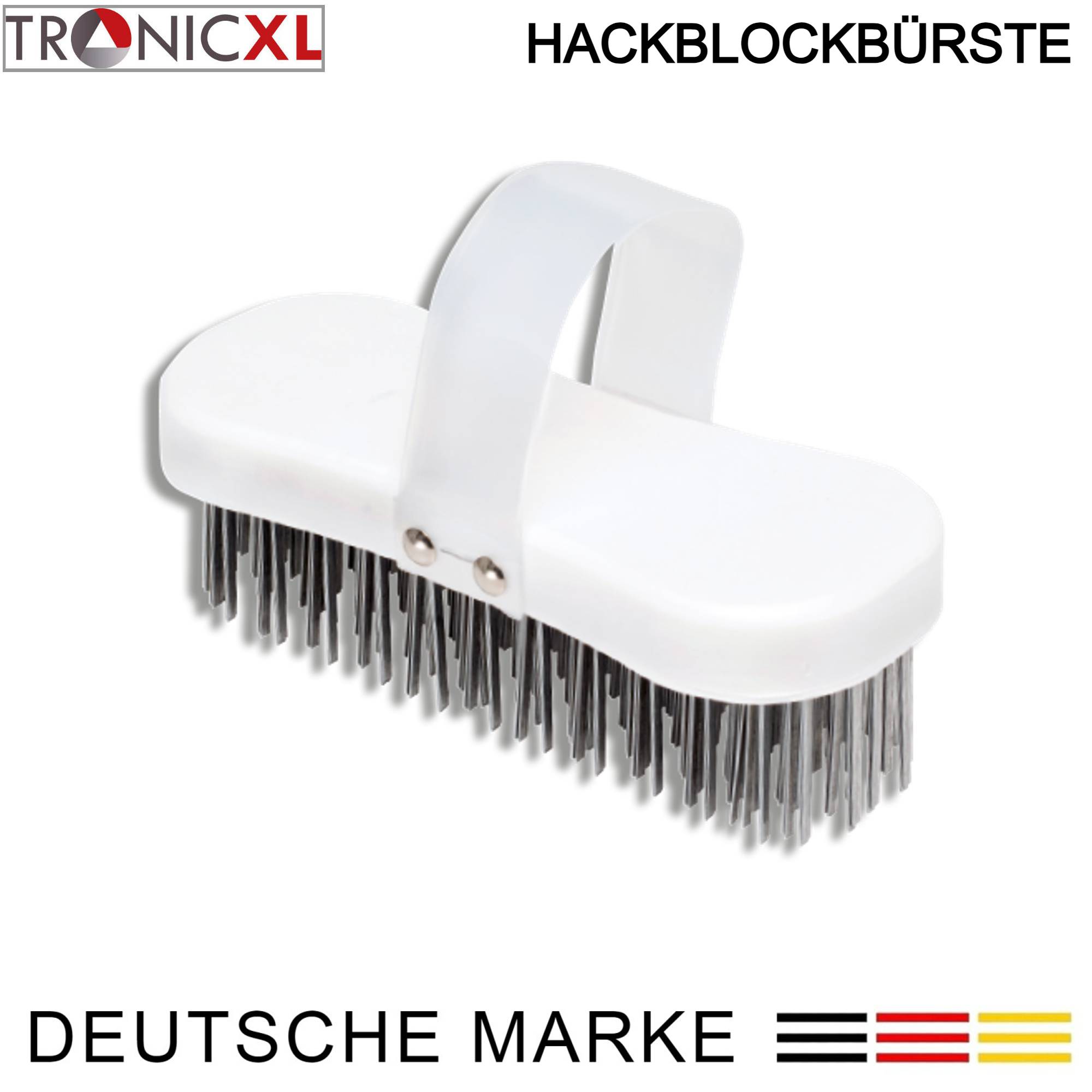 Blockbürste Hackblockbürste Bürste Hackblock Reinigung Metzgerei stabil robust Reinigungsbürste Küche Fleischerei Gastro