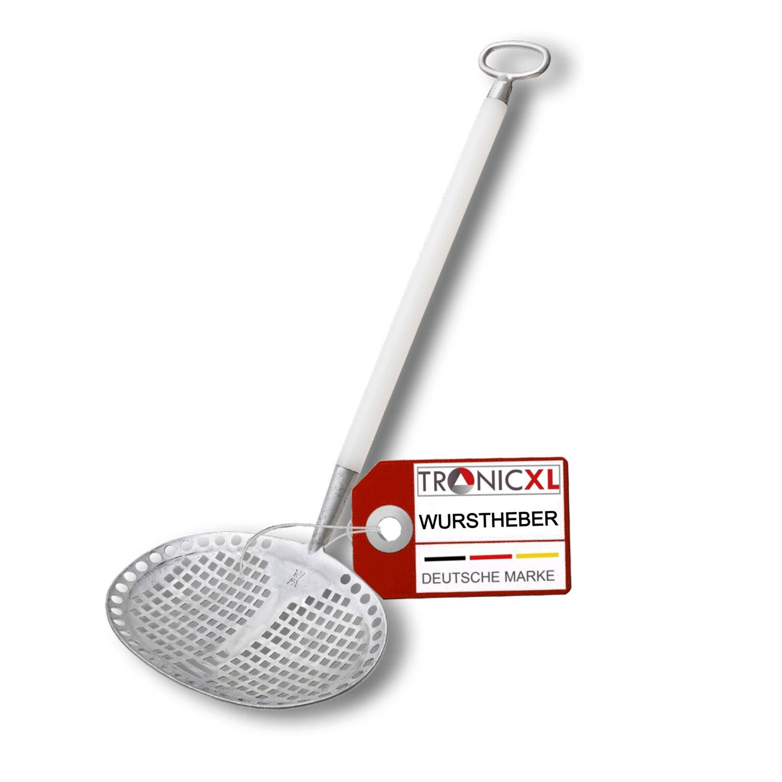 Wurstheber 37 x 27 cm Alu KU Griff Kesselheber Wurst Heber Presssackheber Küchenzubehör Küchengeräte Gastronomie