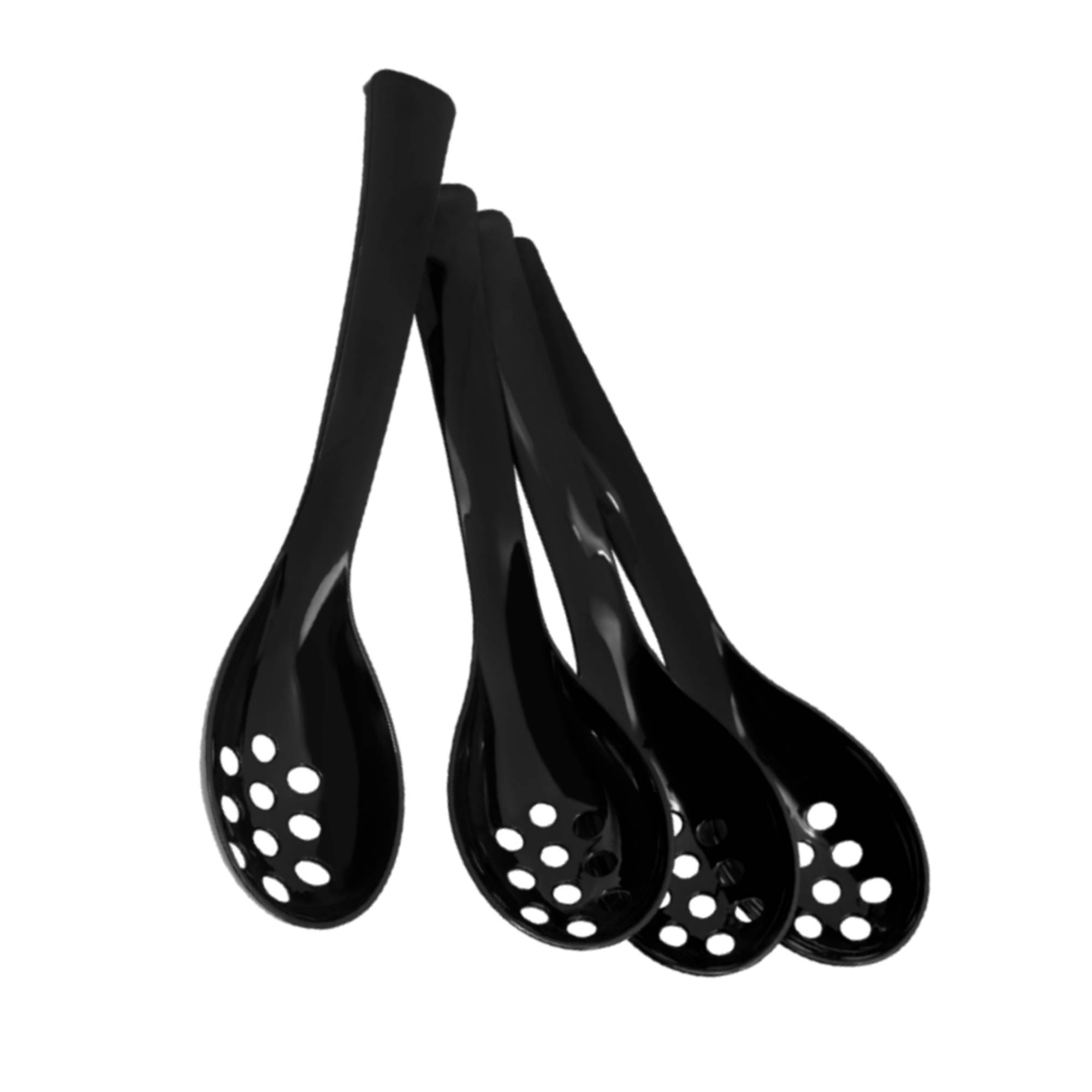 6 Stück Abtropflöffel Schaumlöffel Löffel Löffelsieb Schaumkelle Abseihlöffel Küchenzubehör Küchengeräte Gastronomie