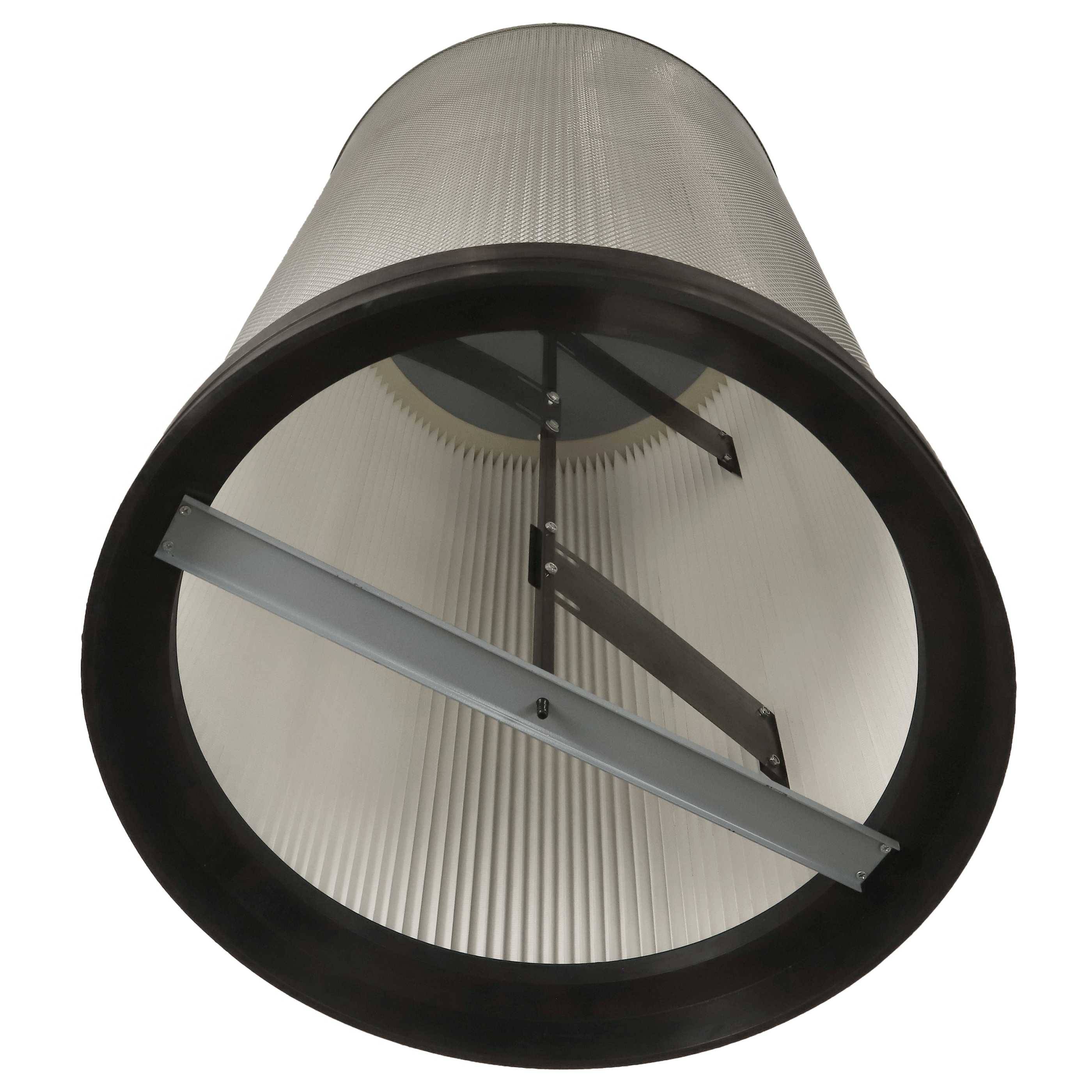 vhbw Feinstaubfilter Ersatz für Holzmann 9120058378515 für Absauganlage - Feinstaub-Filterpatrone mit Reinigungsbürste