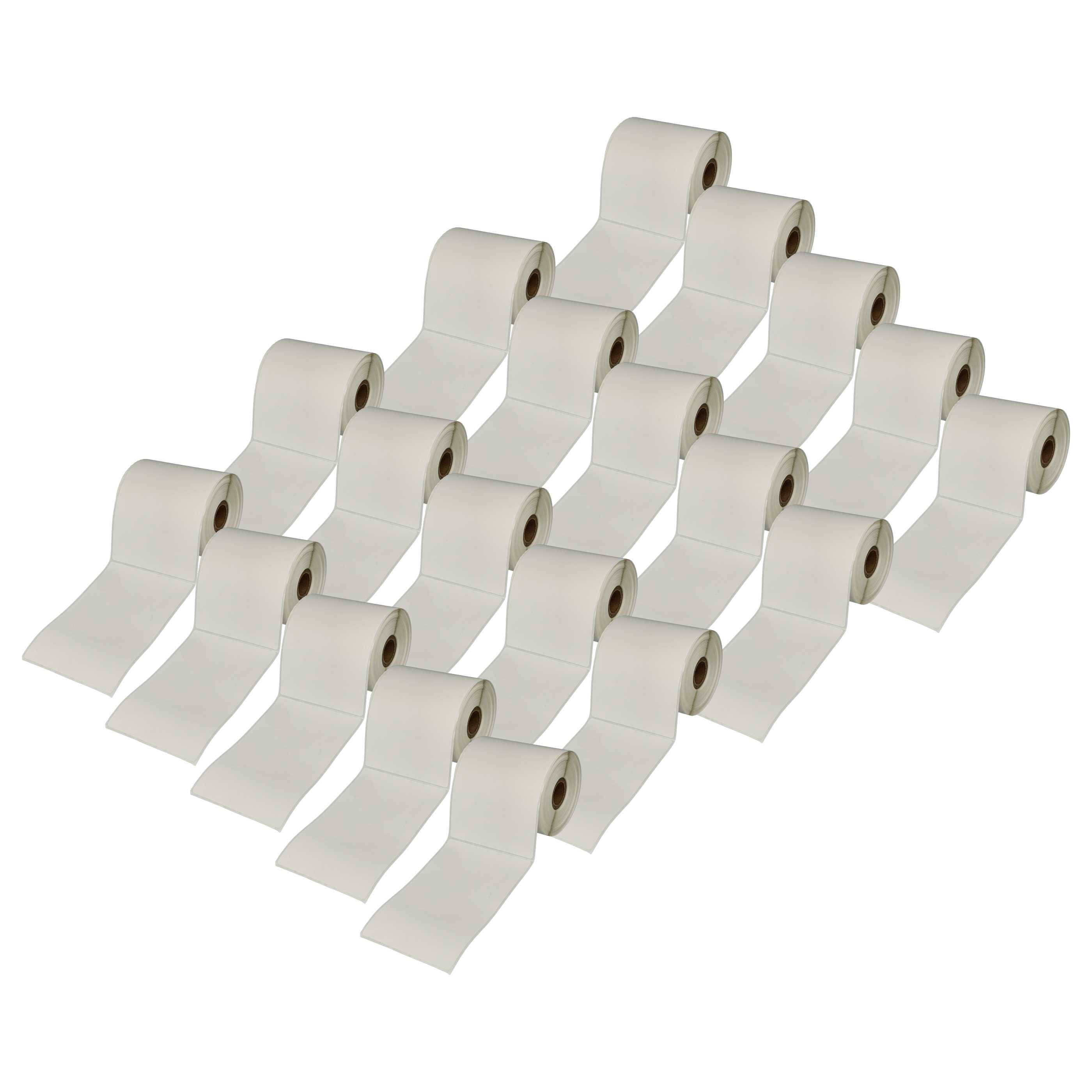 vhbw 20x Etiketten-Rolle 152mm x 102mm (278 Etiketten) kompatibel mit Brother TD-2130, TD-4100, TD-4000, TD-2130N Etiketten-Drucker