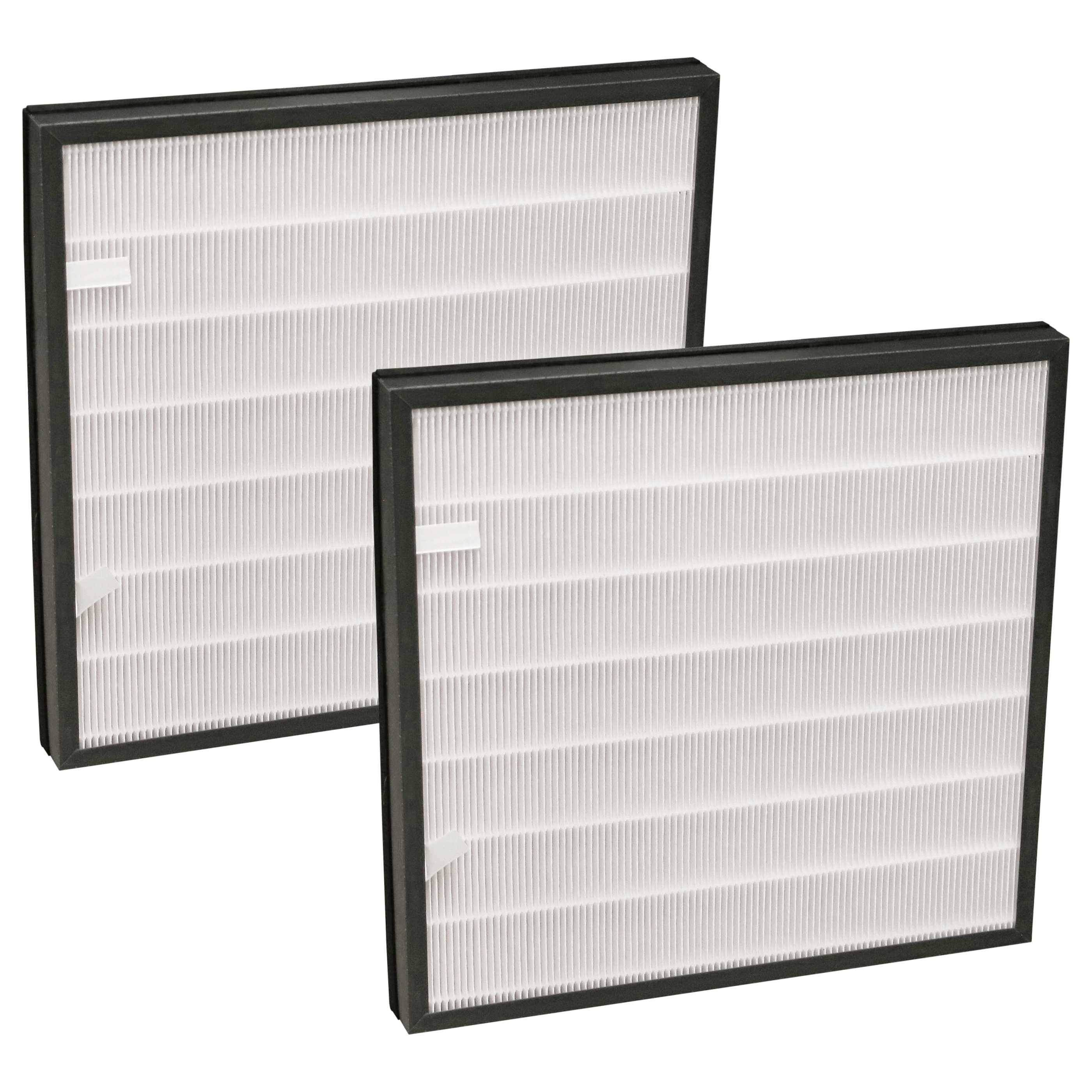 vhbw 2x Luftilter Ersatz für Bielmeier 028001, 028.001 für Luftreiniger - Kombifilter HEPA (H11) + Aktivkohle