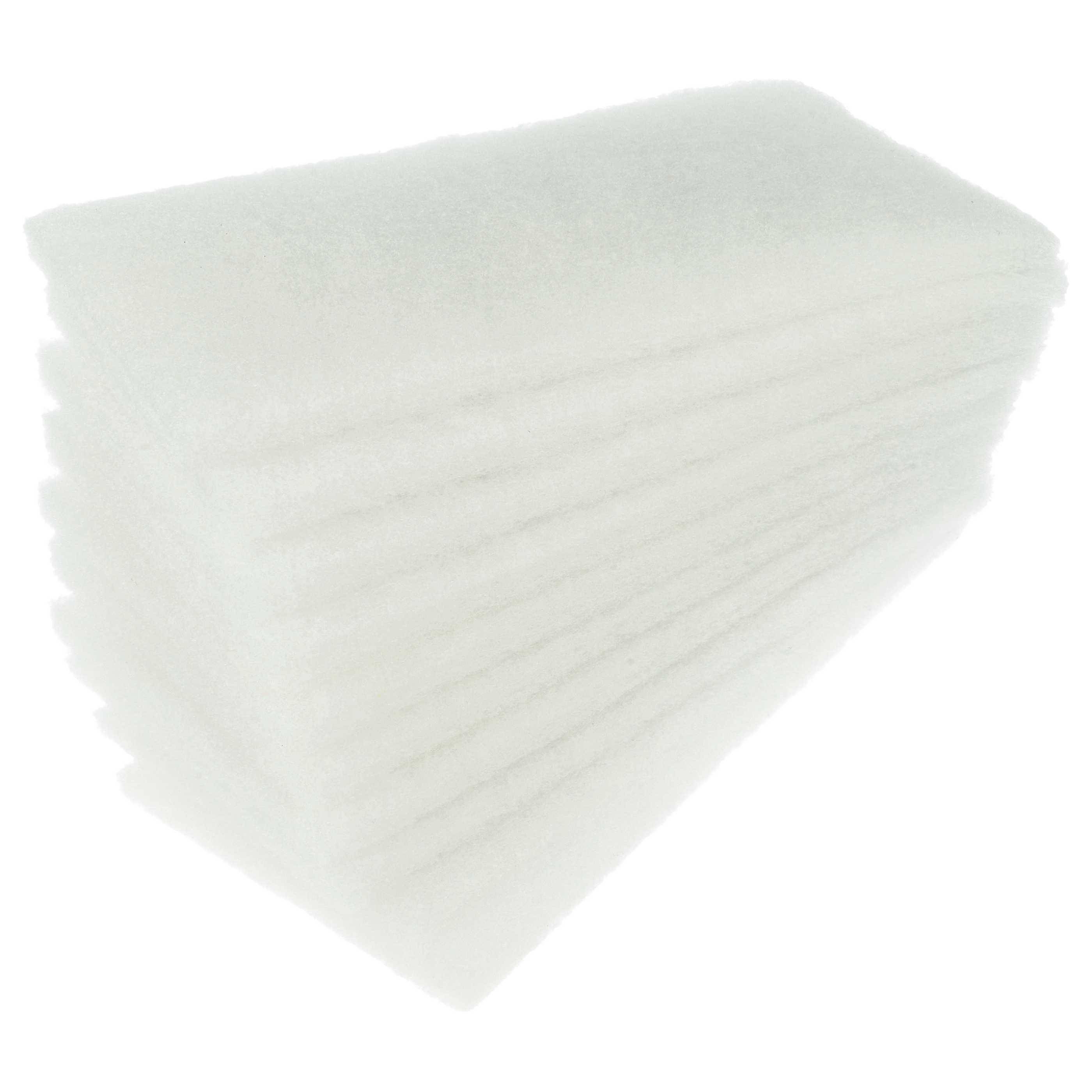 vhbw 10x Luftfilter G3 kompatibel mit Zehnder 990 326 253, 990 220 010 Lüfter, Badlüfter, Ventilator, Lüftungsgerät - Weiß