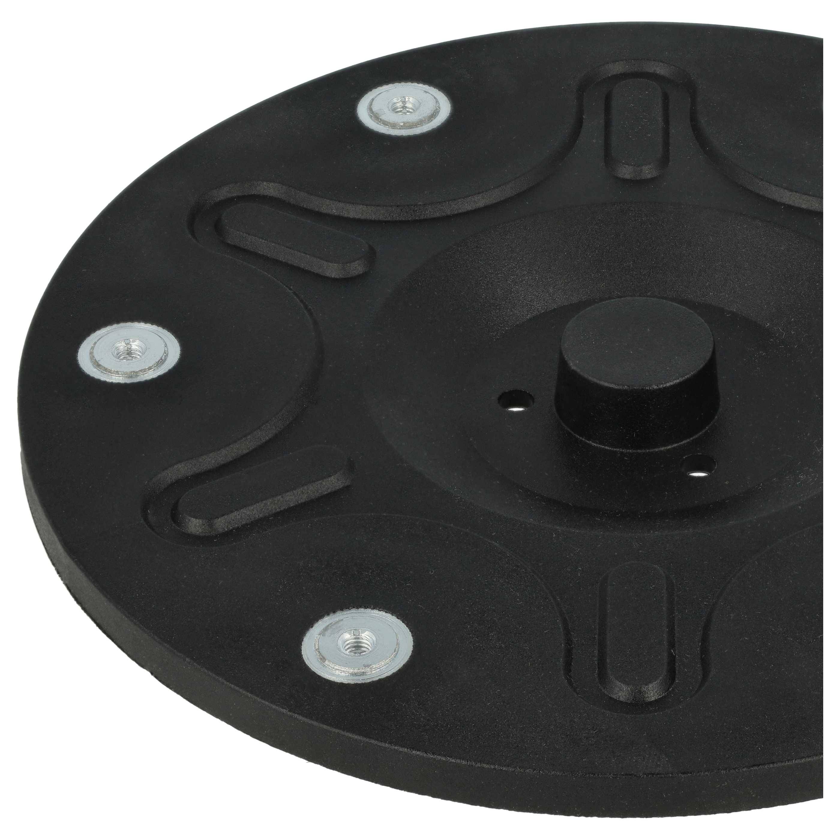 vhbw Messerteller kompatibel mit Segway Navimow i105E, i110n, i108E Rasenmäher - Schwarz