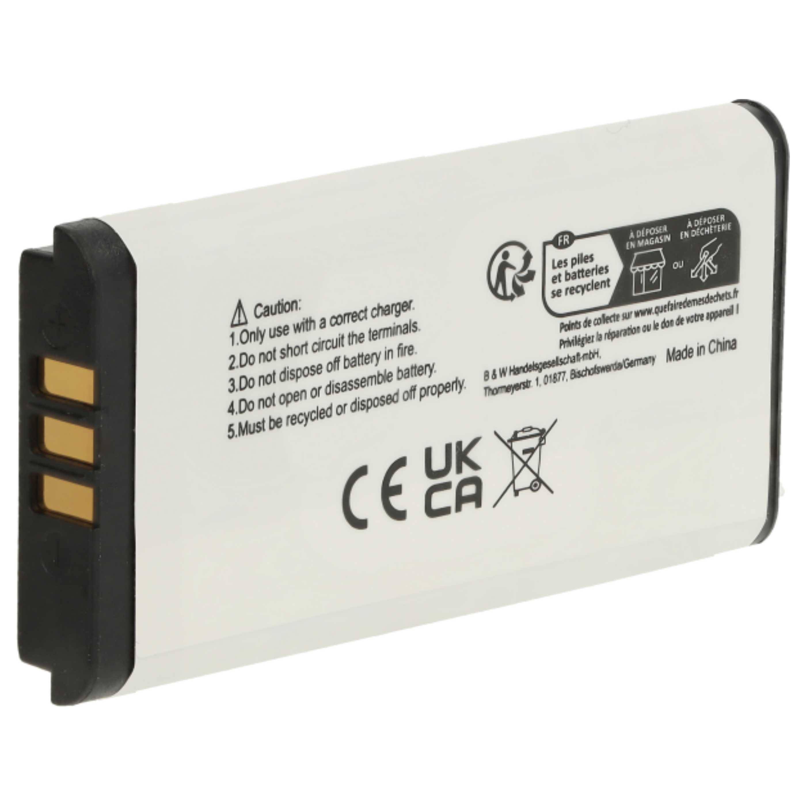 vhbw 2x Akku kompatibel mit Nintendo NDSi, DSi Spielekonsole (840 mAh, 3,7 V, Li-Ion)