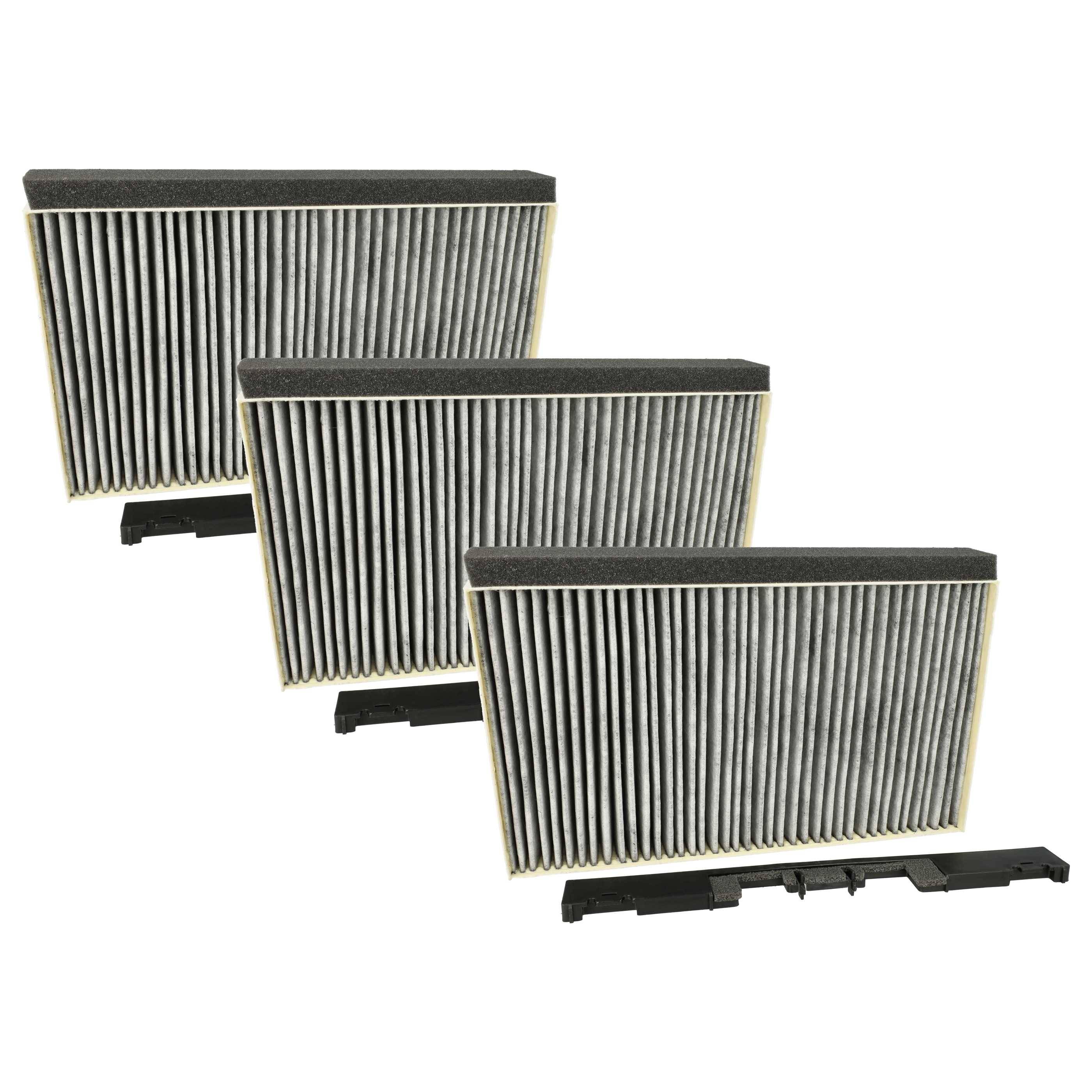vhbw 3x Aktivkohlefilter kompatibel mit Viva VVZ52V50(00) Dunstabzugshaube